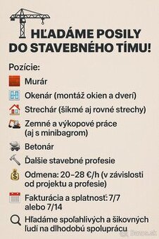 🚧 HĽADÁME PRACOVNÍKOV DO ZAHRANIČIA (Nemecko, Rakúsko) 🇩🇪