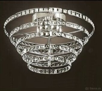 Predám LUXUSNÝ  luster QUEEN PLAFONIERA CROMO DIAMANT