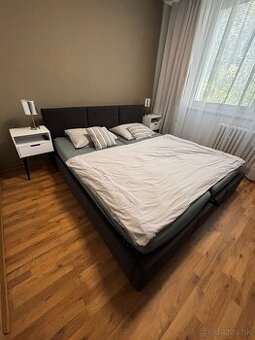 Manzelska postel 180x200 čalúnená - bez matracov