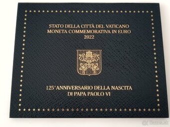 Vatikán 2022 Paul VI 2€ euro