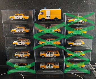 Predám modely VB od Foxtoys a Abrex v mierke 1:43