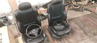 Predam kozene športové sedačky  e46 kupe