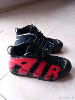 Nike Air More Uptempo Black Red Navy