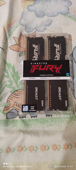 Kingston Fury Beast DIMM DDR4 16GB 3200MHz — nové, originál