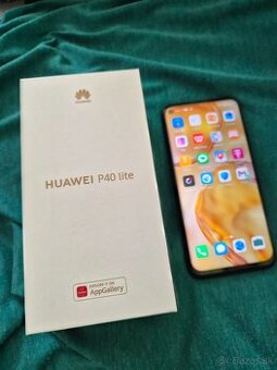 Huawei P40 lite čierny 6/128gb v peknom stave používaný v ob