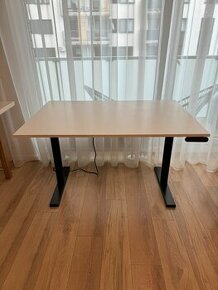 Polohovatelny stol - AlzaErgo Table ET1 Ionic čierny + doska