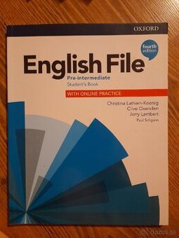 ČISTO NOVY ENGLISH FILE PRE INTERMEDIATE