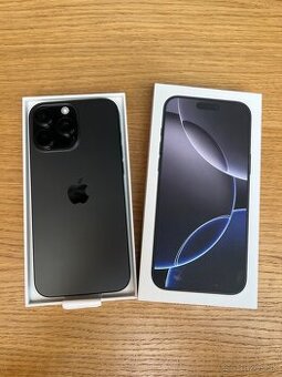Predám iPhone 16 PRO MAX 256GB, TOP stav, 100% bat, ZARUKA