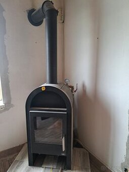 ABX Stockholm 12 12kw teplovodné krbové kachle + dymovod