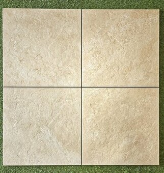 Dlažba terasová hrúbka 2cm aj na terče 60x60,farba pieskovec