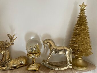 vianoce -xxl luxusný zlaty stromcek 42cm