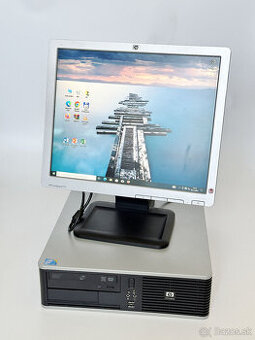 Počítač HP Compaq dc7900 SFF s monitorom a príslušenstvom