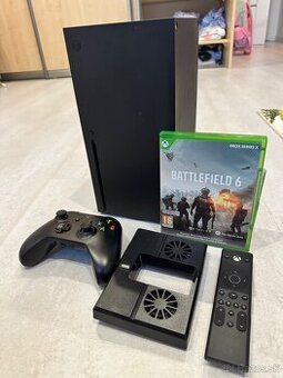 Xbox X 1TB Battlefield 6 XS,chladenie a diaľkový ovládač