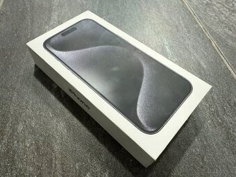 NOVÝ Apple iPhone 15 Pro 256 GB Black Titanium