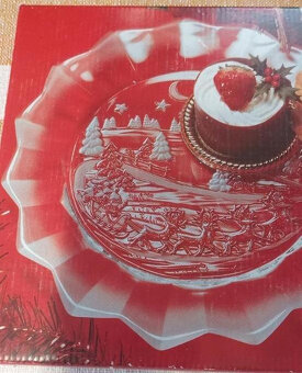 Predám vianočný tanier Walther Glas