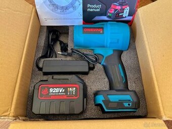 AKU bezuhlíkový TURBO fúkač 2000W / 150 000 ot. / 200 m/s - 1