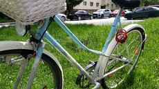 Originalny malovany retro bycikel