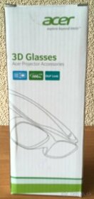 3D okuliare na projektor Acer E4W Silver/White - 1