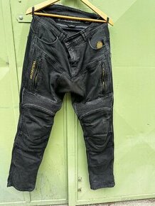 Moto nohavice jeans Trilobite 661 parado čierne veľ. 34W/32L