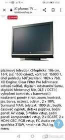 Plazmový televízor LG - 1