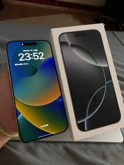 Apple iPhone 16 Pro Max 256GB - TOP STAV