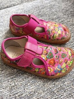 Froddo barefoot tenisky fuchsia Canvas T, velk.28
