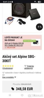 Alpine SBG-30 subwoofer