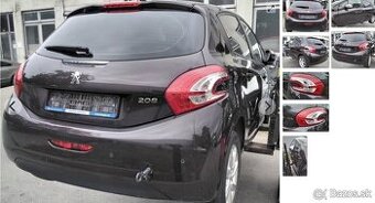 PEUGEOT 208 1.2 2013 PREDÁM DVERE, NÁRAZNÍK, piate dvere, PR