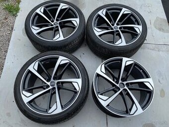 Audi Q7 Q8 Disky Kolesá 22" + 3 Letné Pneu - 1