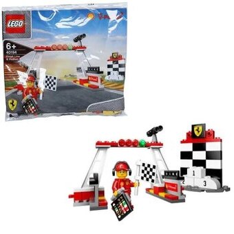 LEGO 40194 – Finish Line & Podium | Ferrari Shell V-Power
