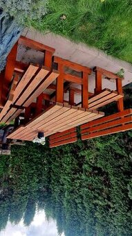 Záhradná drevená súprava