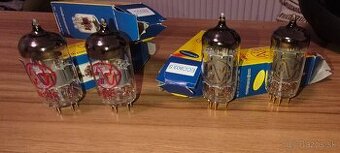 JJ E83CC a ECC803S gold pin