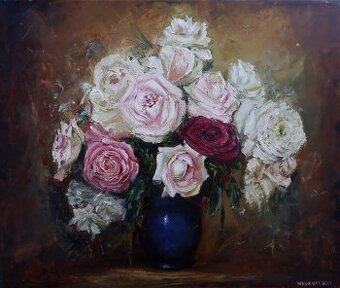 Obraz Igor Navrotskyi-Ruže vo váze