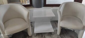 Kreslá a stolík TOP STAV