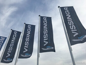 Stožiar 12m vysoky sklolaminat, vlajka nosič