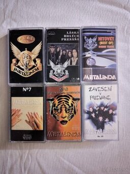MC kazety originalky Metalinda