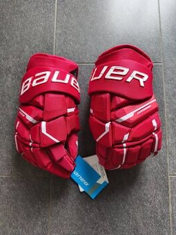 Rukavice BAUER Mach 13" červené