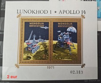 Mongolsko - kozmos - hlavne 60. roky