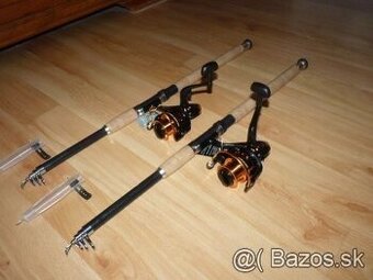 Predam 2 nove udice CARBON,2,4 m.,nav.male HL 30,2 ks-45 eur