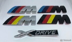 BMW nápisy ///MPower, xDrive znaky na kufor - viac farieb - 1