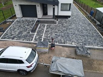 Pokládka zámkovej dlažby, výstavba plotov a oporných múrov