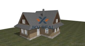 Stavebný pozemok s inžinierskymi sieťami a projektom dreveni