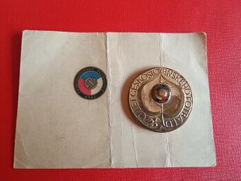 Medaila,odznak-70.rokov Československeho fotbalu