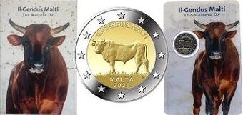 2€ Malta 2025 - Maltský vôl + Mdina