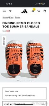 Nové sandálky Adidas - Disney