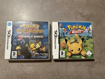 Pokemon Mystery Dungeon + Pokemon Dash Hry na Nintendo DS