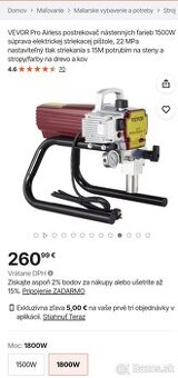 Airless vevor 1800W