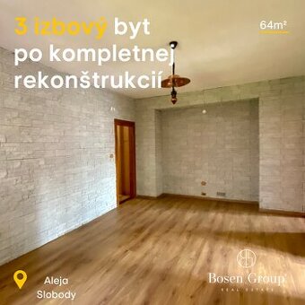 BOSEN | Kompletne zrekonštruovaný 3-izbový byt
