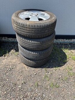 Pneumatiky a alu disky 4x100 R15 6Jx+15H2