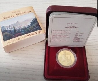 Zlata zberatelska minca 5000sk Banska Stiavnica 1997